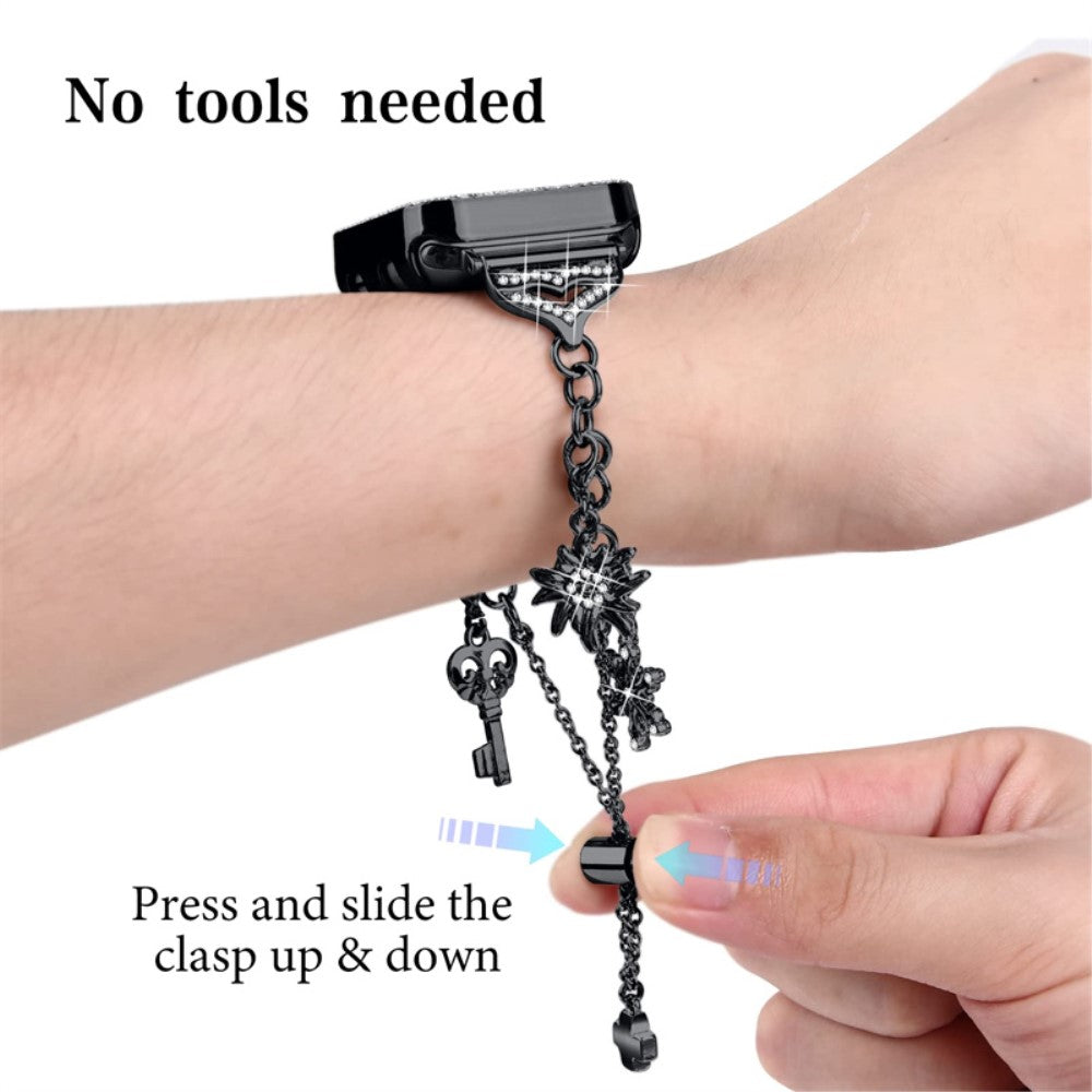 Helt vildt komfortabel Universal Apple Metal Rem - Sort#serie_1