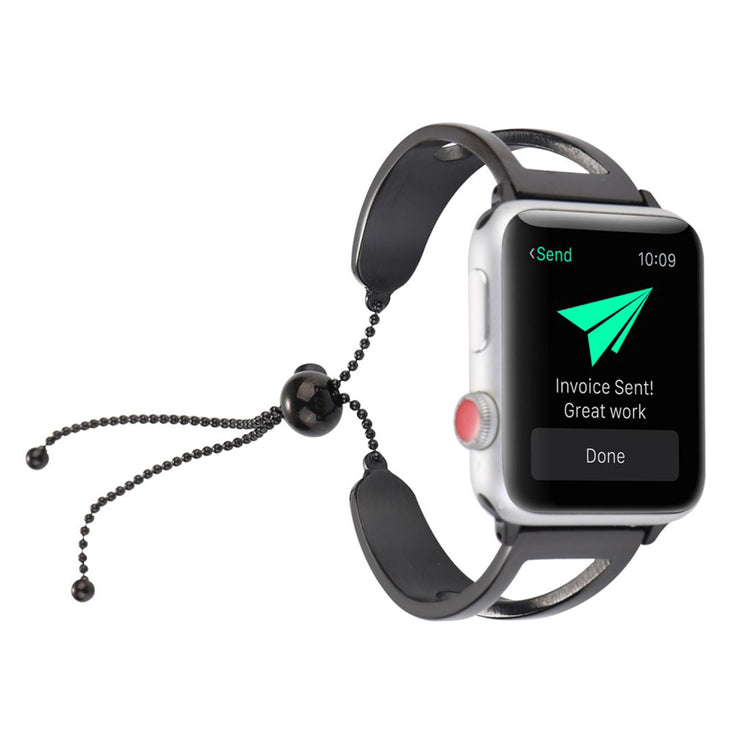 Vildt pænt Apple Watch Series 1-3 38mm Metal Rem - Sort#serie_4