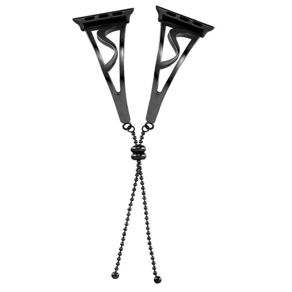 Super hårdfør Apple Watch Series 4 40mm Metal Rem - Sort#serie_2