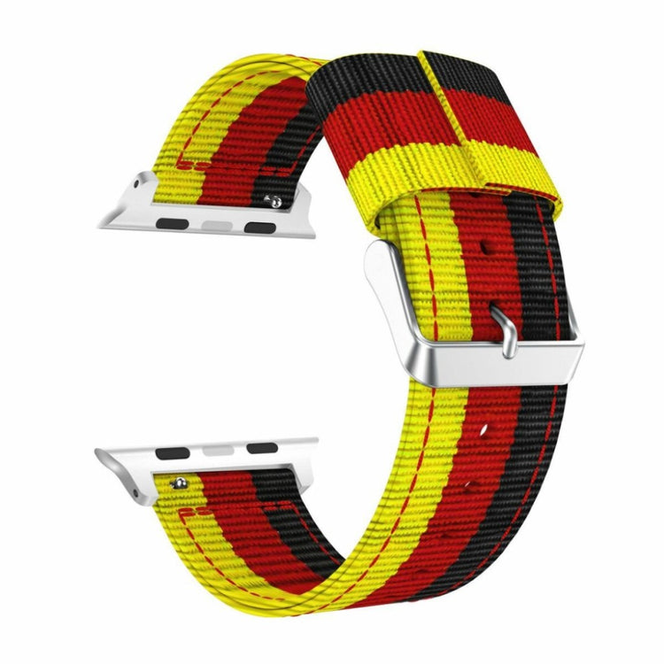 Mega holdbart Apple Watch Series 4 40mm Nylon Rem - Flerfarvet#serie_1
