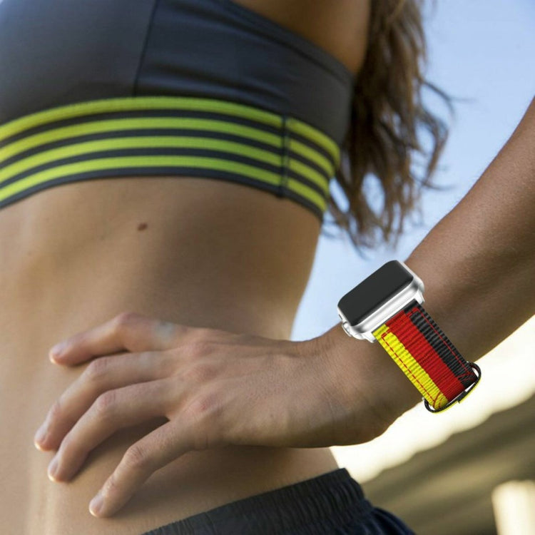 Mega holdbart Apple Watch Series 4 40mm Nylon Rem - Flerfarvet#serie_1