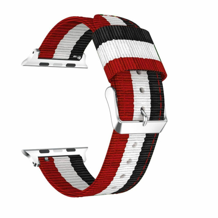 Mega holdbart Apple Watch Series 4 40mm Nylon Rem - Flerfarvet#serie_6