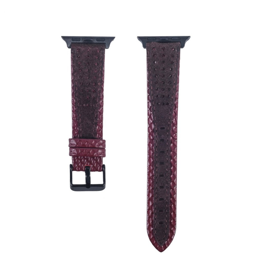 Super flot Apple Watch Series 4 40mm Ægte læder Rem - Flerfarvet#serie_1