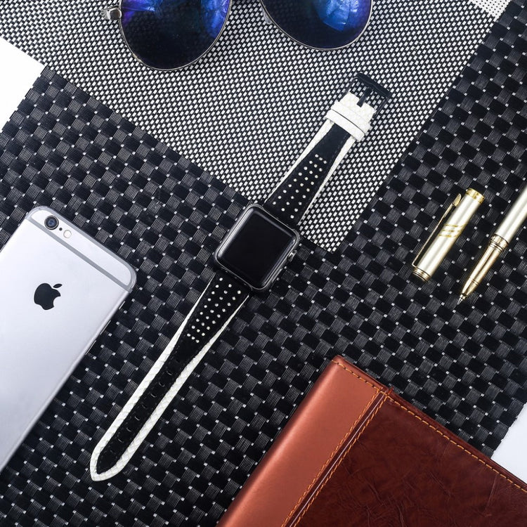 Super flot Apple Watch Series 4 40mm Ægte læder Rem - Flerfarvet#serie_3