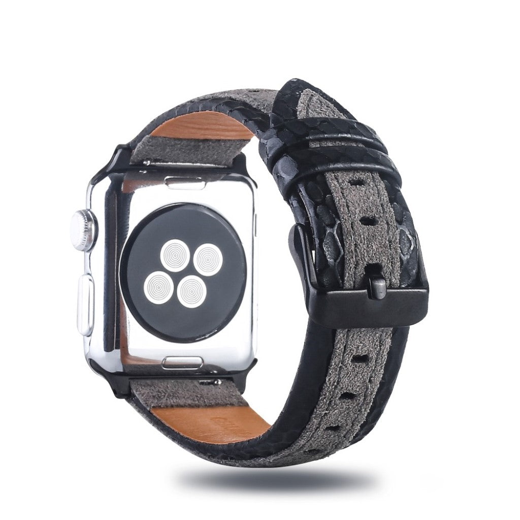 Super flot Apple Watch Series 4 40mm Ægte læder Rem - Flerfarvet#serie_4