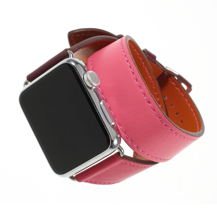 Mega skøn Apple Watch Series 4 40mm Ægte læder Rem - Pink#serie_1
