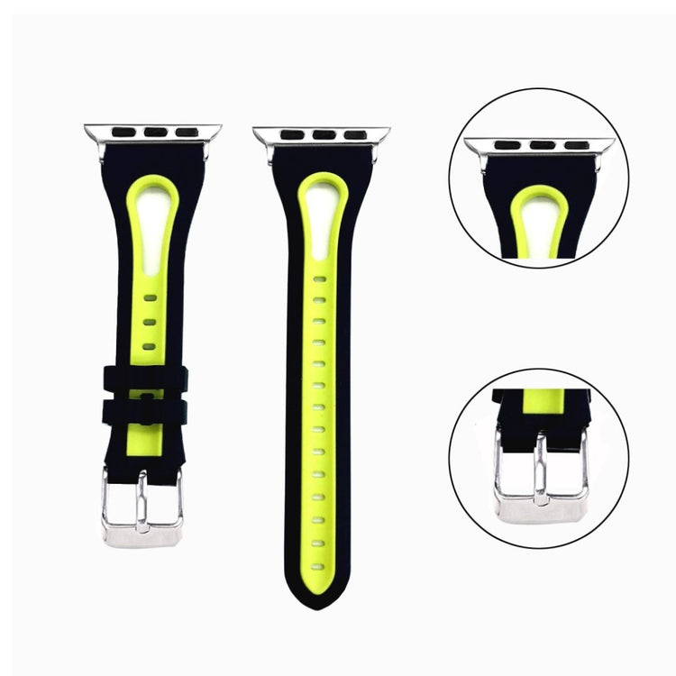 Helt vildt fint Apple Watch Series 4 40mm Silikone Rem - Flerfarvet#serie_1