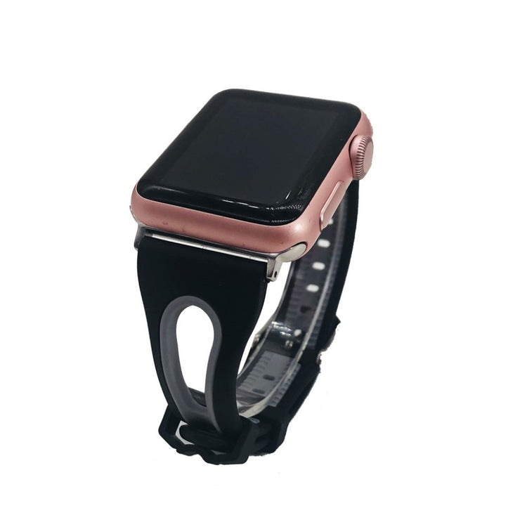 Helt vildt fint Apple Watch Series 4 40mm Silikone Rem - Flerfarvet#serie_3