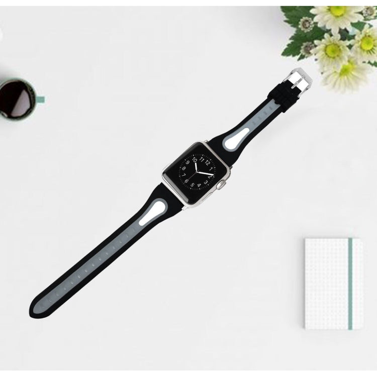 Helt vildt fint Apple Watch Series 4 40mm Silikone Rem - Flerfarvet#serie_3