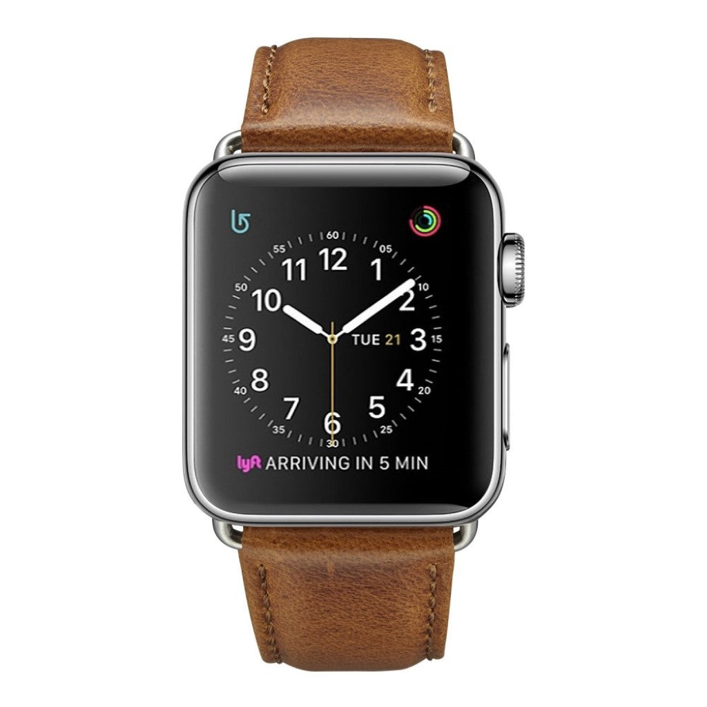 Eminent Apple Watch Series 4 40mm Ægte læder Rem - Brun#serie_1