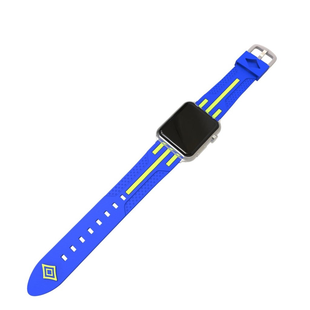 Solid Apple Watch Series 4 40mm Silikone Rem - Flerfarvet#serie_2