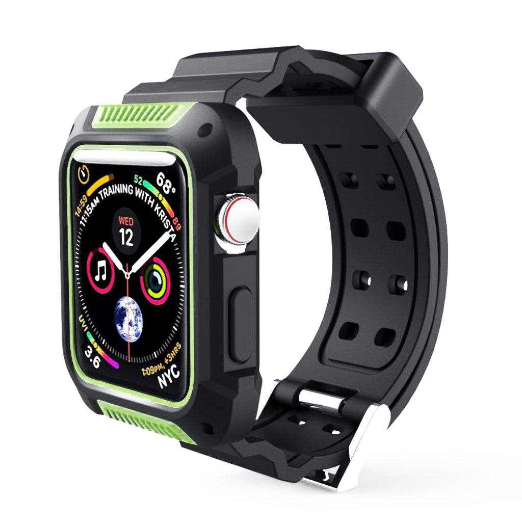 Vildt kรธnt Apple Watch Series 4 40mm Silikone Rem - Grรธn#serie_1
