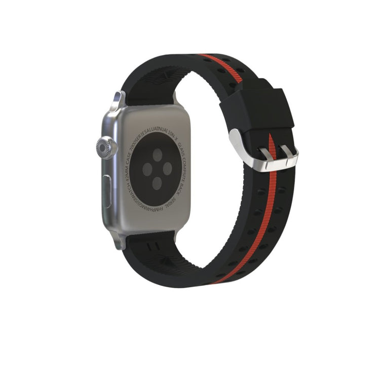 Meget kønt Apple Watch Series 4 40mm Silikone Rem - Flerfarvet#serie_7