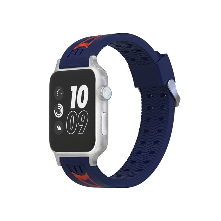 Meget kønt Apple Watch Series 4 40mm Silikone Rem - Blå#serie_8