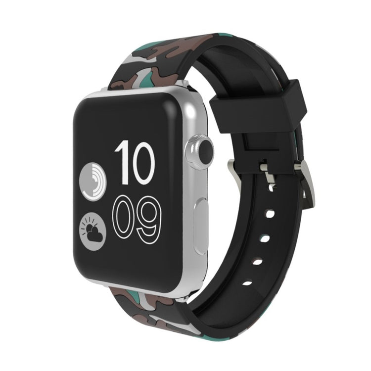 Rigtigt fint Apple Watch Series 4 40mm Silikone Rem - Sølv#serie_1