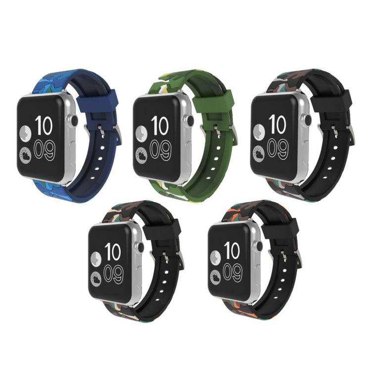 Rigtigt fint Apple Watch Series 4 40mm Silikone Rem - Sølv#serie_1