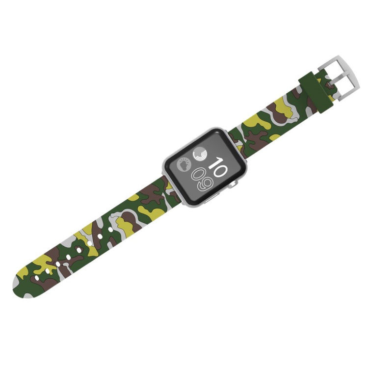 Rigtigt fint Apple Watch Series 4 40mm Silikone Rem - Grøn#serie_3