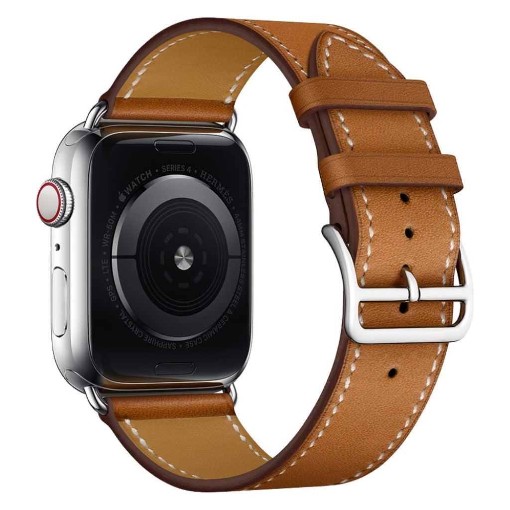 Vildt fantastisk Apple Watch Series 4 40mm Ægte læder Rem - Brun#serie_5