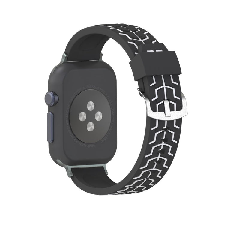 Vildt fint Apple Watch Series 4 40mm Silikone Rem - Sort#serie_1