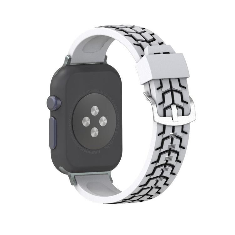 Vildt fint Apple Watch Series 4 40mm Silikone Rem - Hvid#serie_2