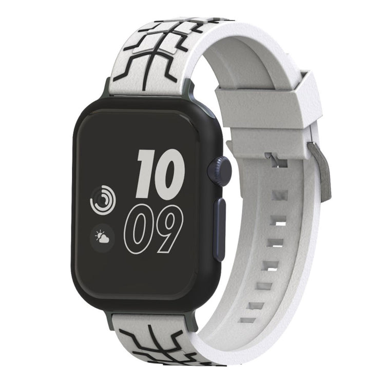 Vildt fint Apple Watch Series 4 40mm Silikone Rem - Hvid#serie_2