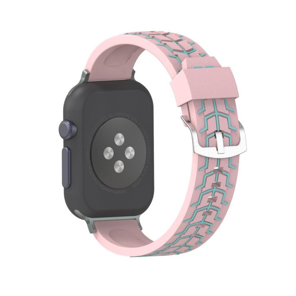 Vildt fint Apple Watch Series 4 40mm Silikone Rem - Pink#serie_5