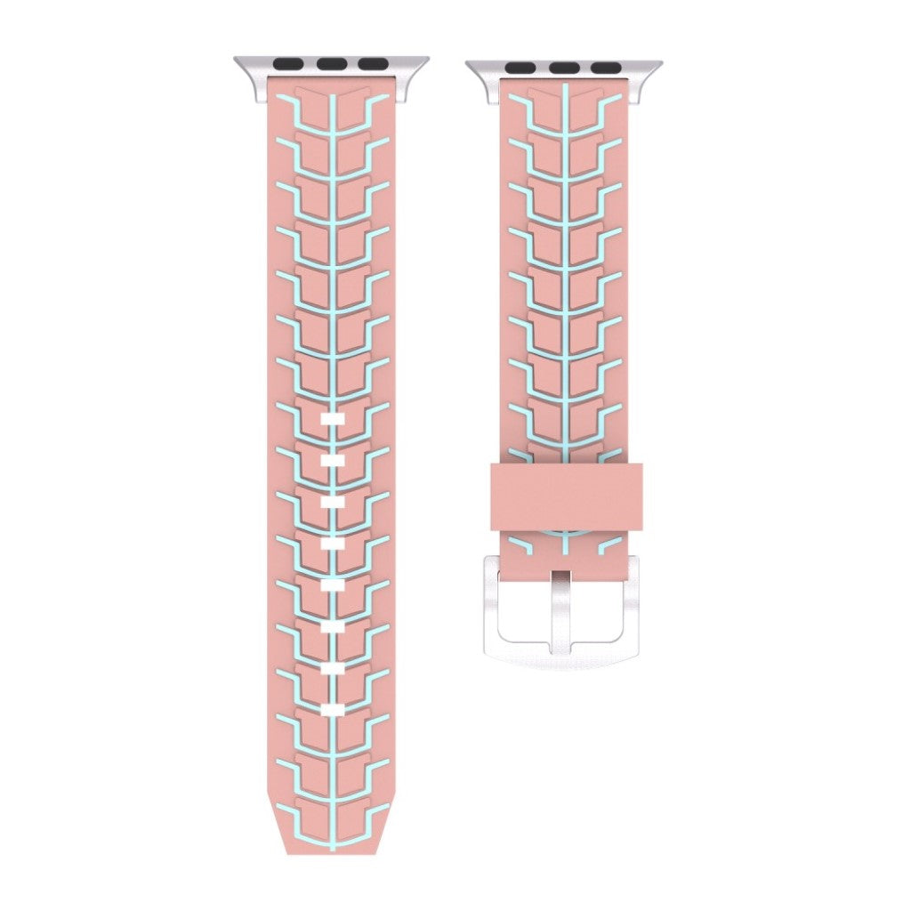 Vildt fint Apple Watch Series 4 40mm Silikone Rem - Pink#serie_5