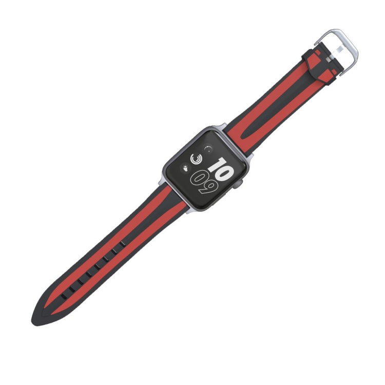 Rigtigt kønt Apple Watch Series 4 40mm Silikone Rem - Sort#serie_3