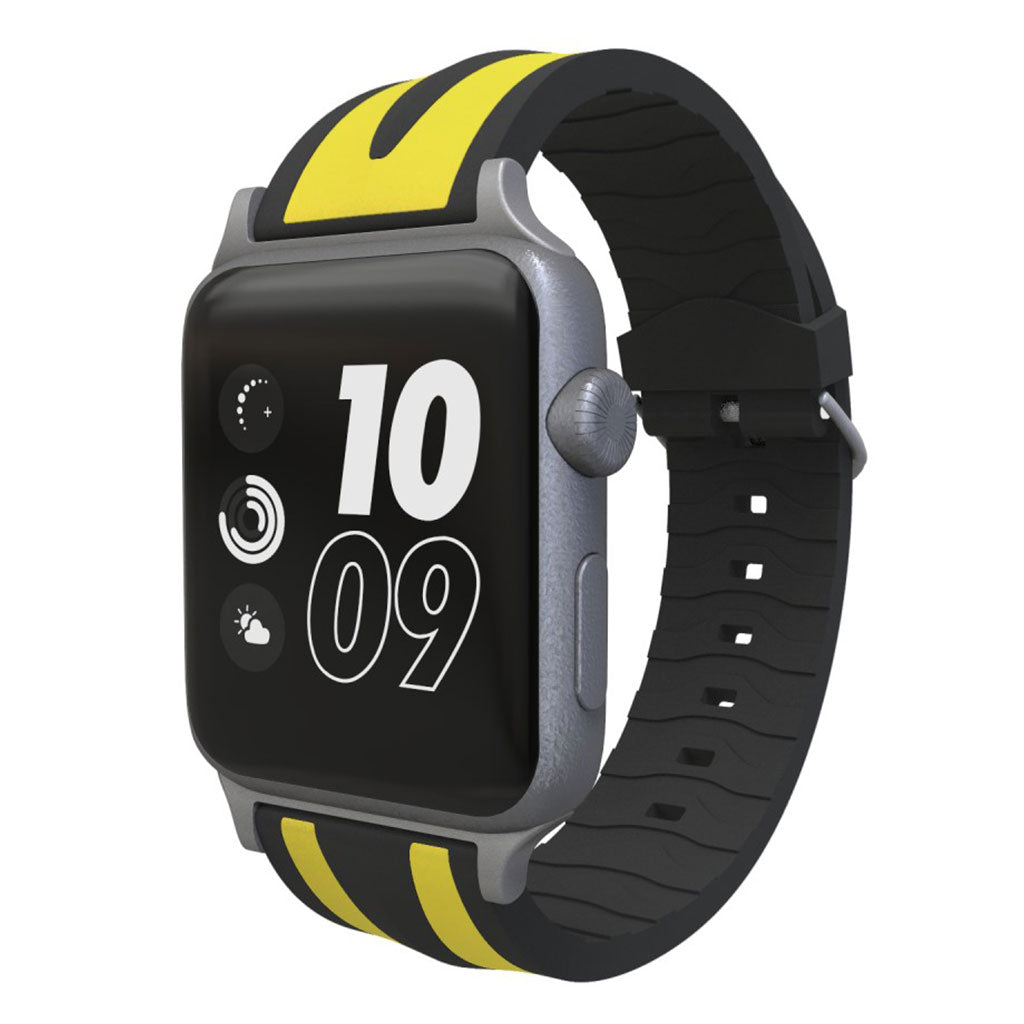 Rigtigt kønt Apple Watch Series 4 40mm Silikone Rem - Sort#serie_5
