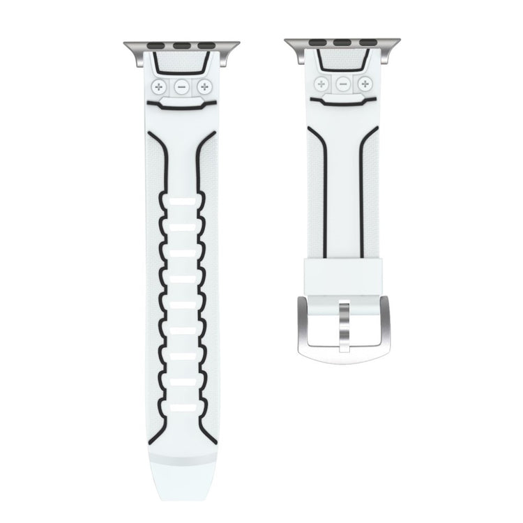 Rigtigt fint Apple Watch Series 4 40mm Silikone Rem - Hvid#serie_4