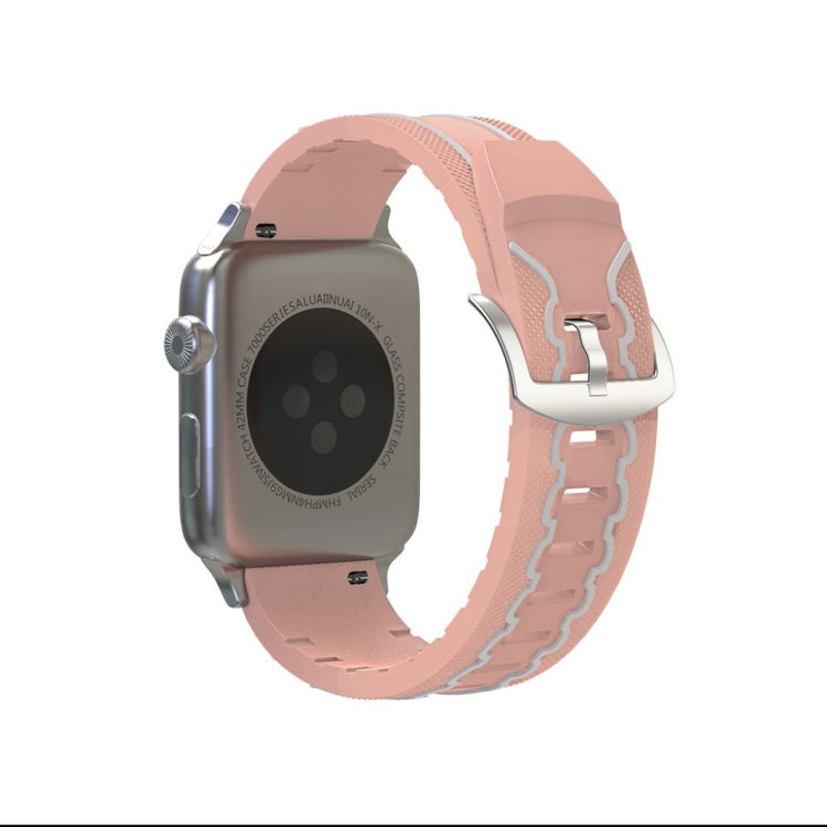 Rigtigt fint Apple Watch Series 4 40mm Silikone Rem - Pink#serie_6