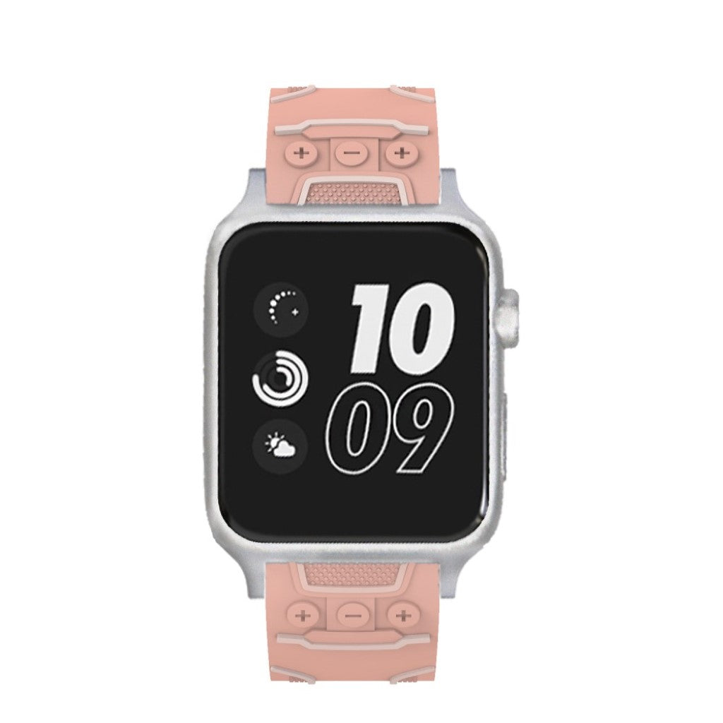 Rigtigt fint Apple Watch Series 4 40mm Silikone Rem - Pink#serie_6