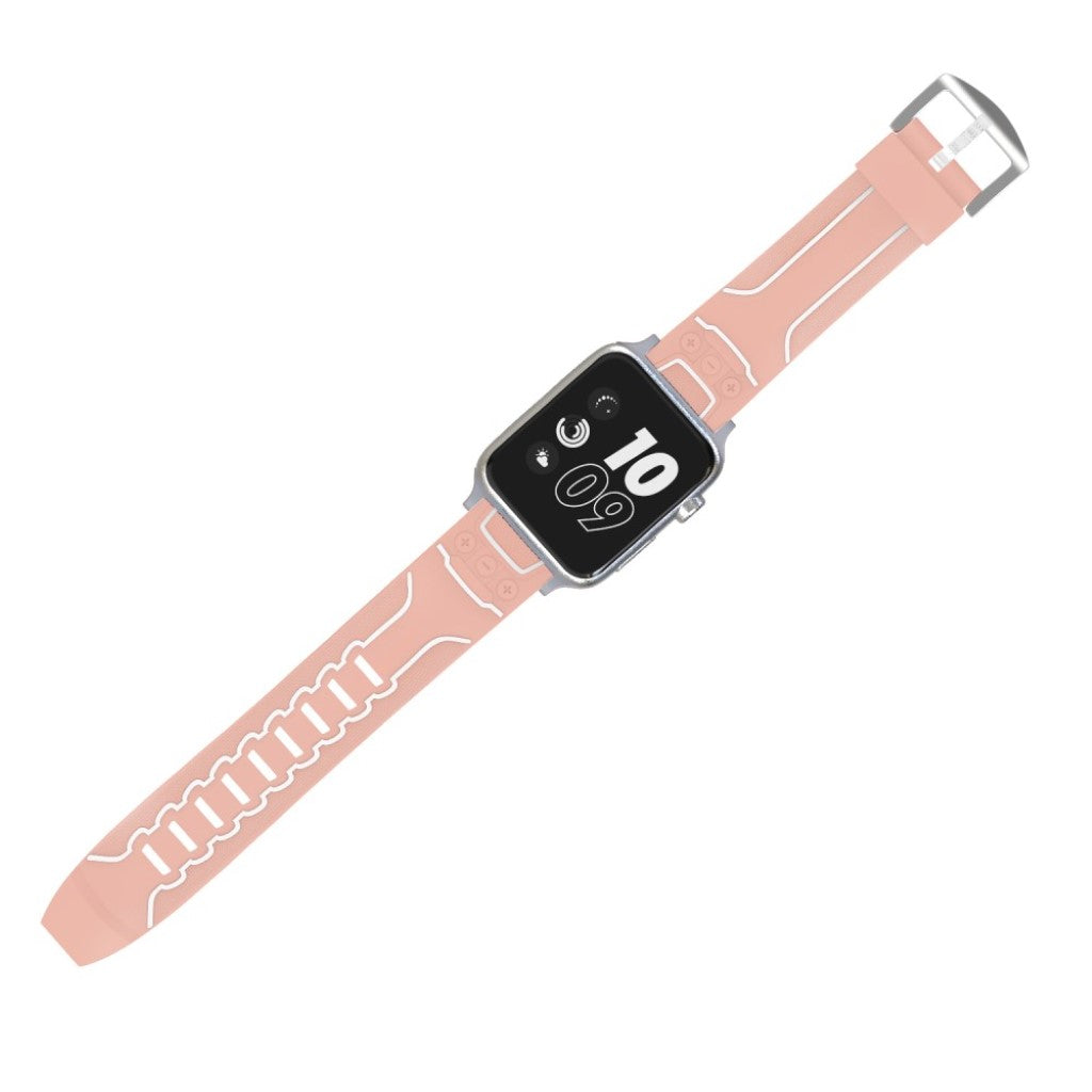 Rigtigt fint Apple Watch Series 4 40mm Silikone Rem - Pink#serie_6