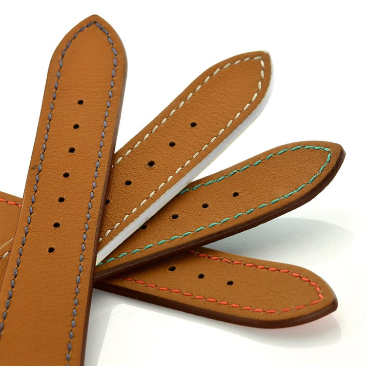 Apple Watch Series 5 40mm / Apple Watch 40mm Ægte læder Rem - Grøn#serie_1