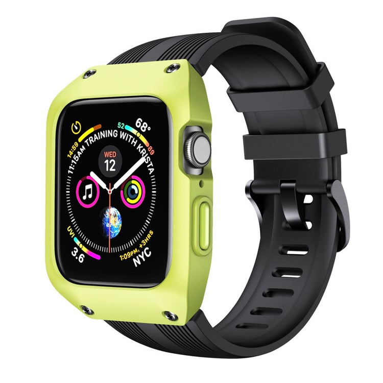 Apple Watch Series 5 40mm / Apple Watch 40mm Silikone Rem - Sort#serie_4