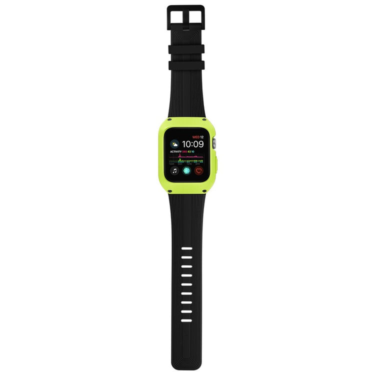 Apple Watch Series 5 40mm / Apple Watch 40mm Silikone Rem - Sort#serie_4