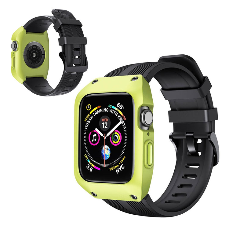Apple Watch Series 5 40mm / Apple Watch 40mm Silikone Rem - Sort#serie_4
