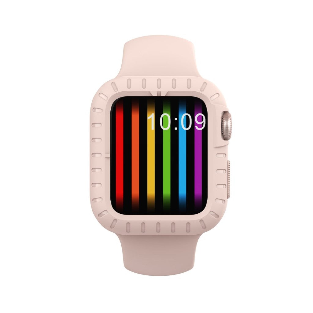 Mega Godt Apple Watch Series 5 40mm / Apple Watch 40mm Silikone Cover - Pink#serie_4