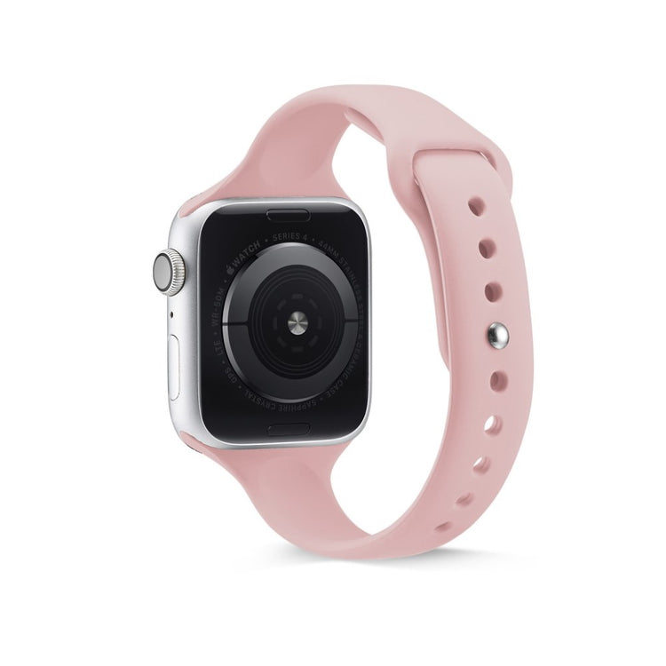 Super hårdfør Apple Watch Series 5 40mm Silikone Rem - Pink#serie_6