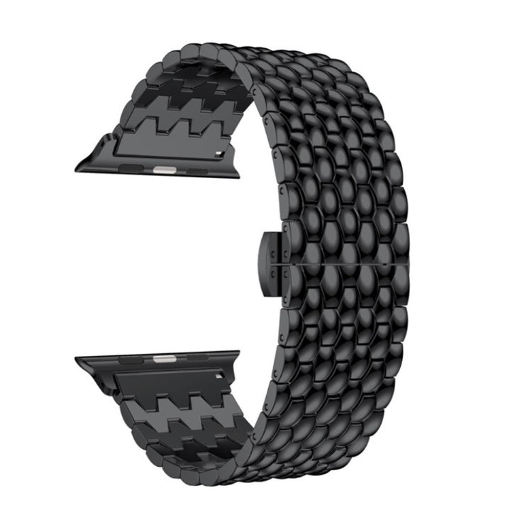 Smuk Apple Watch Series 5 40mm / Apple Watch 40mm Metal Rem - Sort#serie_1