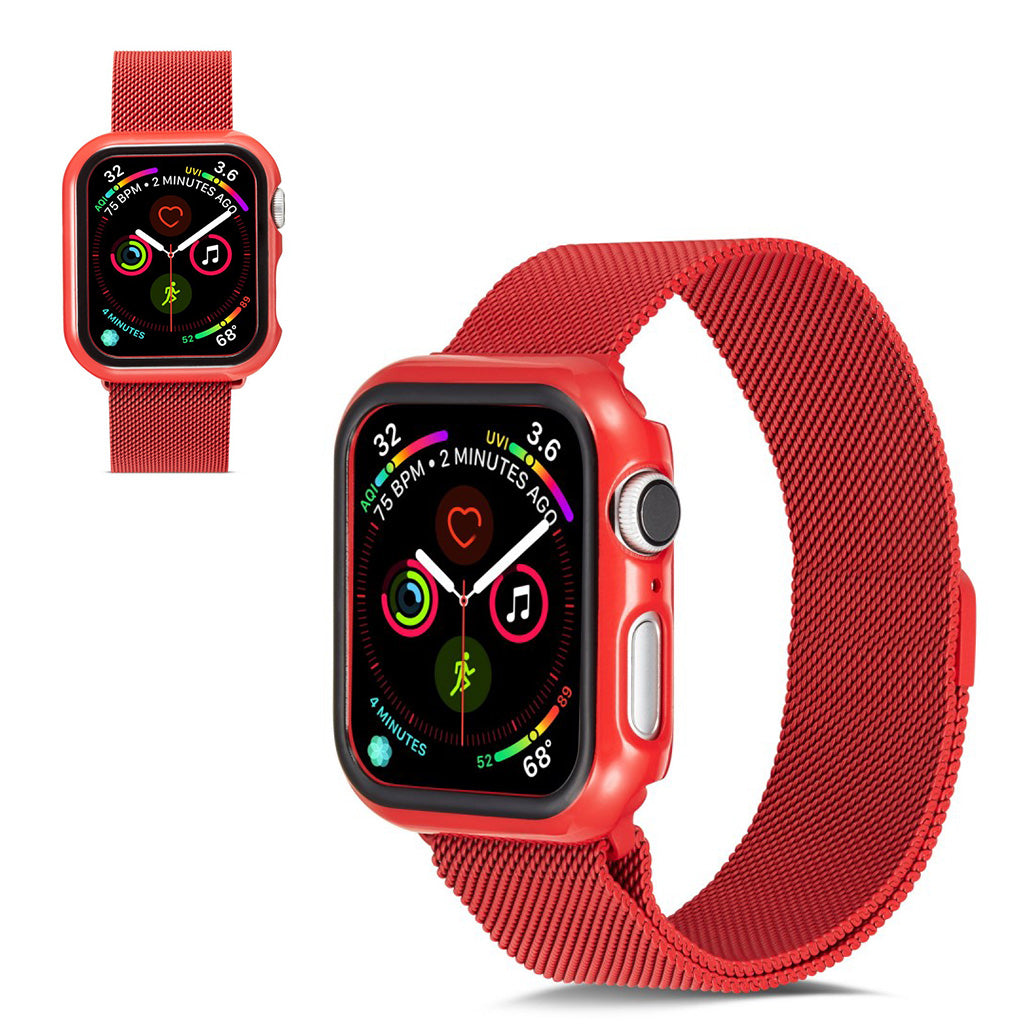 Rigtigt Godt Apple Watch Series 5 40mm / Apple Watch 40mm Plastik Cover - Rรธd#serie_3
