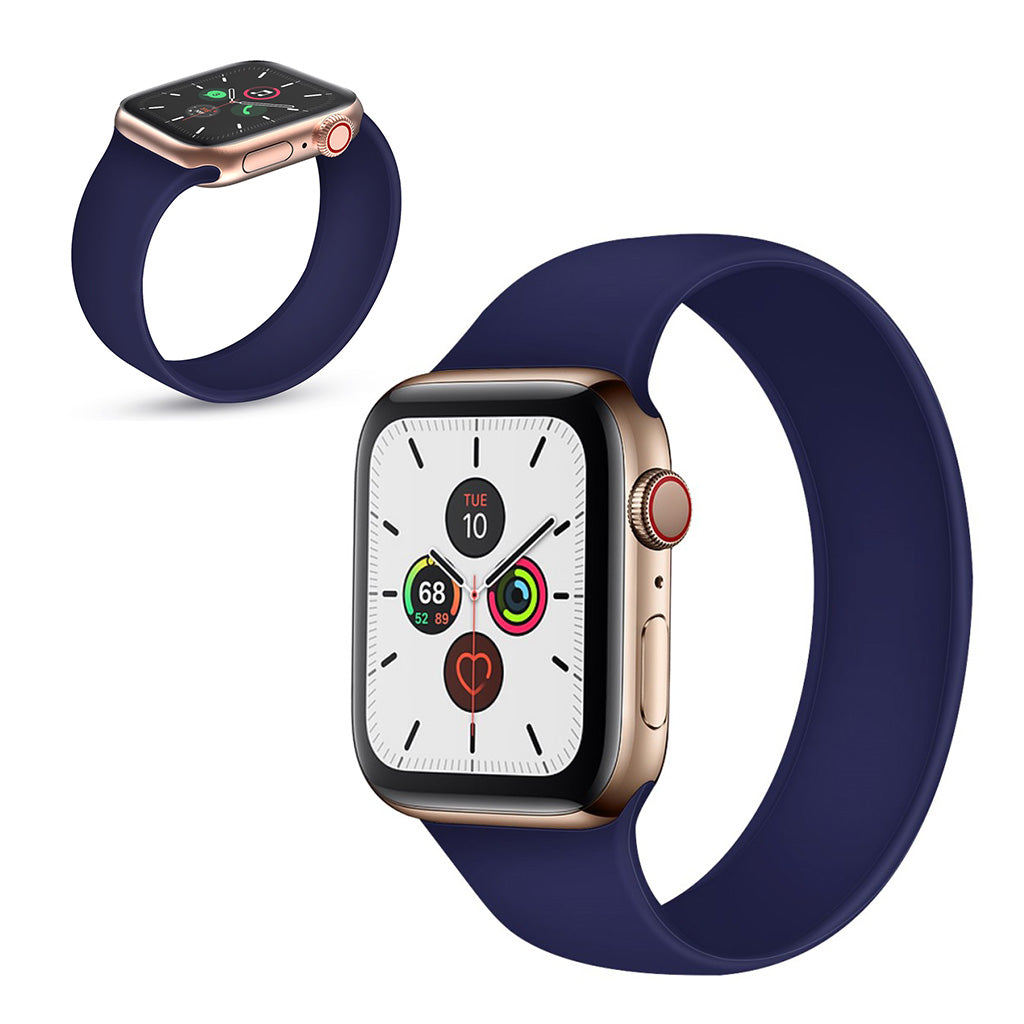 Mega pænt Universal Apple Silikone Rem - Størrelse: S - Blå#serie_5