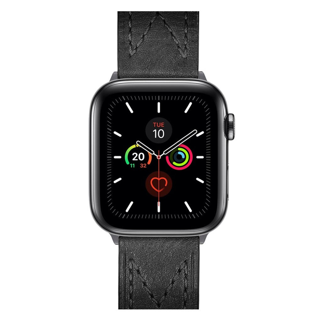 Stilren Universal Apple Ægte læder Rem - Sort#serie_1