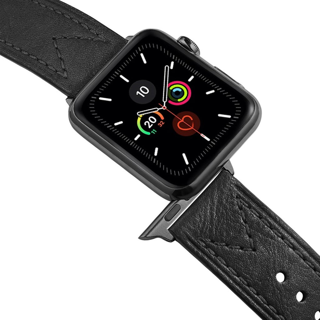 Stilren Universal Apple Ægte læder Rem - Sort#serie_1