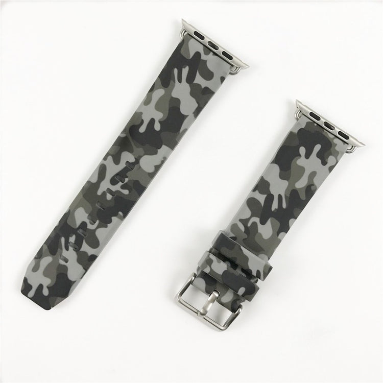 Apple Watch Series 5 44mm / Apple Watch 44mm Silikone Rem - Sølv#serie_3