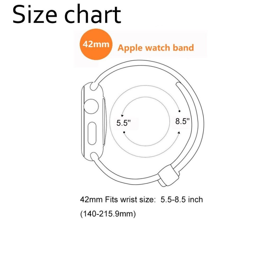 Vildt rart Universal Apple Silikone Rem - Guld#serie_3
