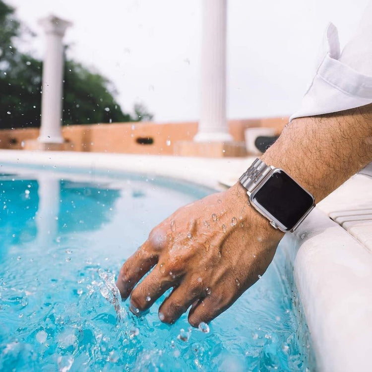 Helt vildt elegant Universal Apple Metal Rem - Sølv#serie_5