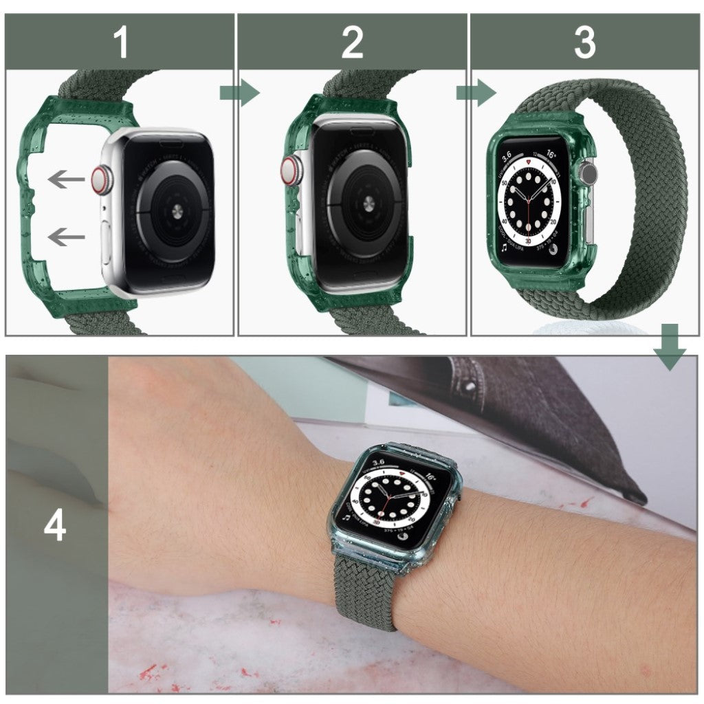 Meget slidstærk Universal Apple Nylon Rem - Størrelse: S - Grøn#serie_1