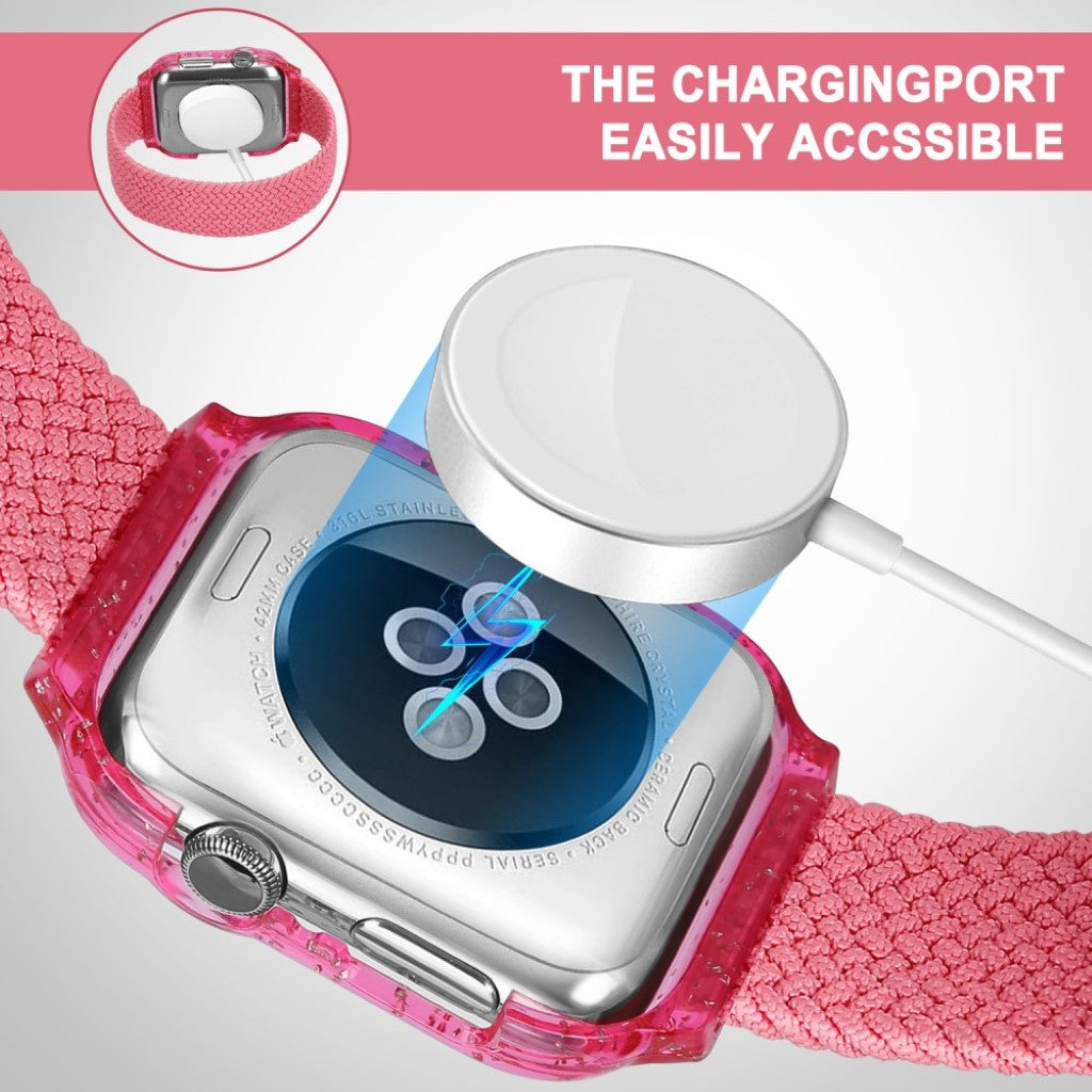 Meget slidstærk Universal Apple Nylon Rem - Størrelse: S - Pink#serie_2