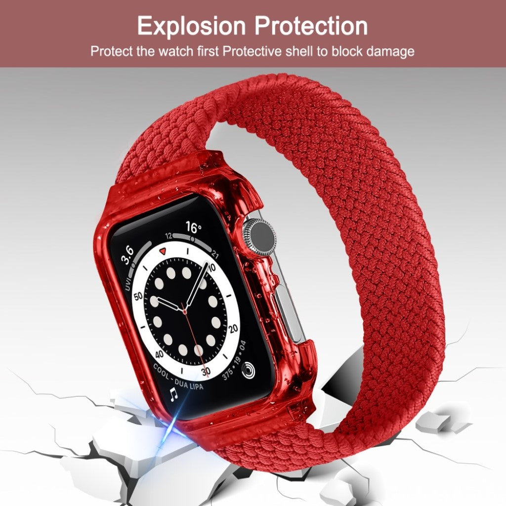 Meget slidstærk Universal Apple Nylon Rem - Størrelse: S - Rød#serie_5